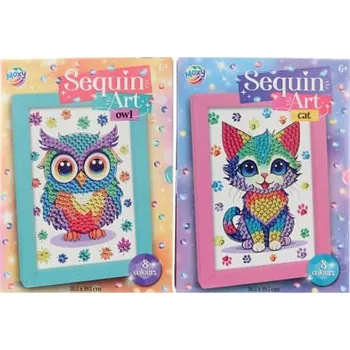 Výtvarná sada Výroba obrázku podle čísel zvířátka