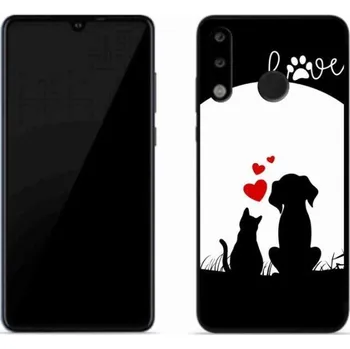 Pouzdro na mobilní telefon Gelový obal mmCase na mobil Huawei P30 Lite - zvířecí láska