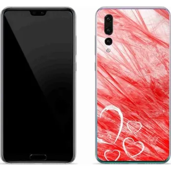 Pouzdro na mobilní telefon Gelový kryt mmCase na mobil Huawei P20 Pro - heart