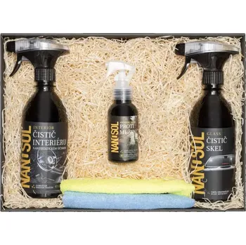 NANOSOL dárkový balíček INTERIÉR VOZU 5v1