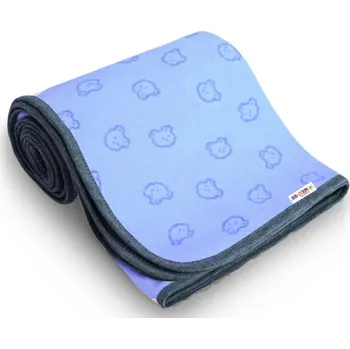 Dětská deka Celoroční bavlněná dečka Medvídek 100 x 120 cm, modrá, Baby Nellys