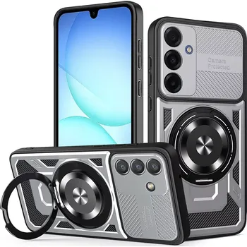 Pouzdro na mobilní telefon Kryt Samsung Galaxy A26 5G, RuggedCam, šedý