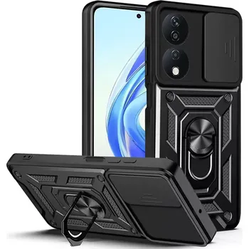 Pouzdro na mobilní telefon Kryt Honor X7b / X7b 5G / 90 Smart Techsuit CamShield Pro černý