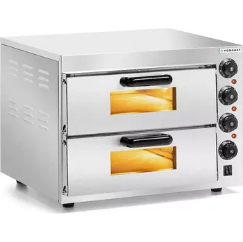 Příprava pizzy Pec na pizzu 2-komorový, 2x40 cm, 3 kW, 230 V