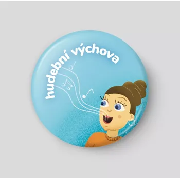 Magnetická kreslící tabulka Hudební výchova - plánovací magnetka