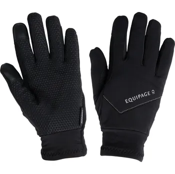 Jezdecké rukavice Equipage Rukavice Savanna Equipage, pro dospělé, černé L