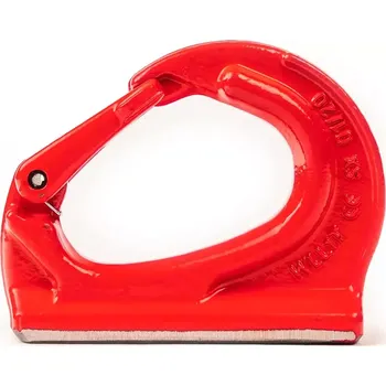 Upínací popruh Navařovací hák s pojistkou Tr.801 000 Červená