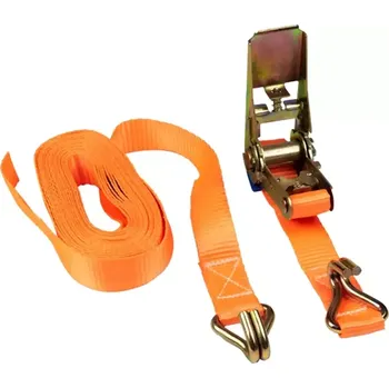 Upínací popruh Kurta 1000 kg, Upínací popruh s ráčnou dvoudílný s hrotovými háky,8 m 25 mm 2024