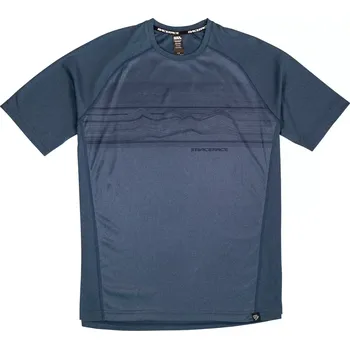cyklistický dres Race Face Race Face Trigger pánský dres krátký rukáv, Navy velikost L