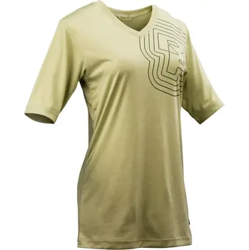 cyklistický dres Race Face Dámský dres Race Face Charlie Women’s Jersey Moss velikost M