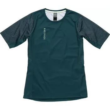 cyklistický dres Race Face Dámský dres Race Face Indy Long Sleeve Jersey Pine velikost M