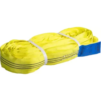 Upínací popruh Kruhová smyčka 3000 kg, Nekonečná smyčka, Žlutá, Certifikovaná, RS 2,5 m/obvod 5 m 60 mm 2025