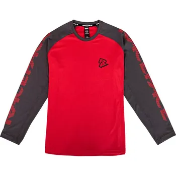 cyklistický dres Race Face Dětský dres Race Face Sendy Youth Long Sleeve Jersey červená velikost M