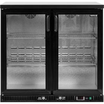 Lednice Chłodziarka do butelek, 227 l, dynamiczne chłodzenie, automatyczne odszranianie, 230 V, zamek