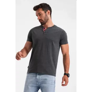 Pánské tričko Pánské triko OMBRE OM-TSCT-0155 BLACK M