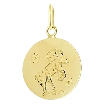 Přívěsek Stříbrný zlacený přívěšek znamení Beran STRZ1525BERF