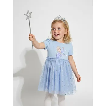 Dívčí šaty Sinsay - Šaty s tylem Frozen - světle modrá - 975DV-50X - 975DV-50X-122