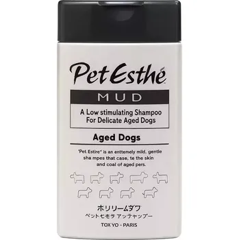 Kosmetika pro psa PetEsthé MUD – Bahenní šampon pro psí seniory s citlivou pokožkou a proti zápachu 350 ml