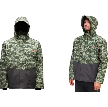 Rybářské oblečení Bunda Gore-Tex® GRUNDÉNS Downrigger - Camo Green/Anchor - Vel. M