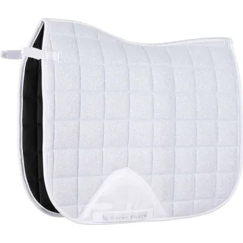 Horseguard Dečka podsedlová Mesh Glitter HorseGuard, drezurní, bílá COB/FULL