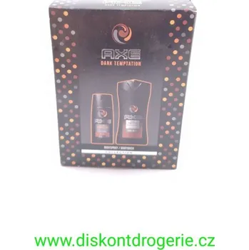 Koupelová kosmetika AXE Dark TEMPTATION -čokoláda Deodorant 150ml + Sprchový gel 250ml dárková sada