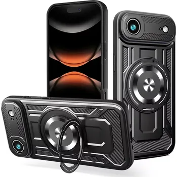 Pouzdro na mobilní telefon Kryt iPhone 17 Air, RuggedCam, černý