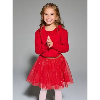 Dámský svetr Sinsay - Svetr s ozdobným výstřihem - červená - WK193-33X - WK193-33X-110