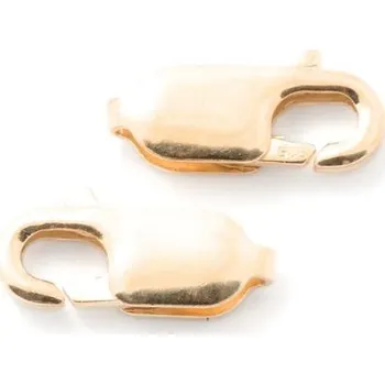 Materiál na výrobu šperku CZ Karabinka 12/5,4mm Ag925 rose gold