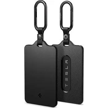 Pouzdro na mobilní telefon Spigen Air Fit Card Holder Case pouzdro na kartu Tesla (2 Pack) černé