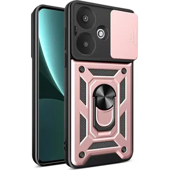 Pouzdro na mobilní telefon Kryt Xiaomi Redmi 13C 5G / Poco M6 Techsuit CamShield Pro rose gold