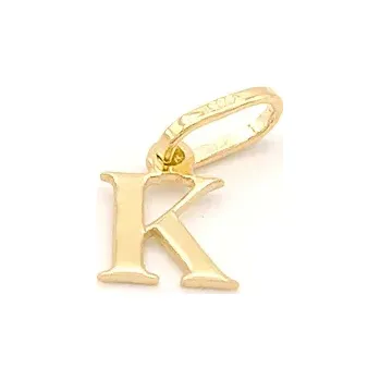 Přívěsek Zlatý přívěsek písmeno K 0,20g