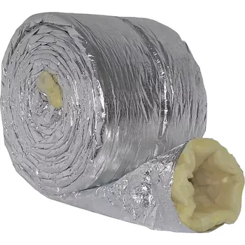 Tepelná izolace 4857 Izolační návlek hliník - minerální vlna (25 mm) pro, 455 mm / 10 m DALAP TIN 450/10