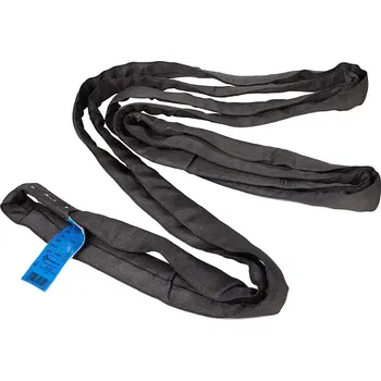 Upínací popruh Kruhová smyčka 2000 kg, Dvouvrstvá, Nekonečná smyčka, Černá, Certifikovaná,0,5 m/obvod 1 m 50 mm 2025