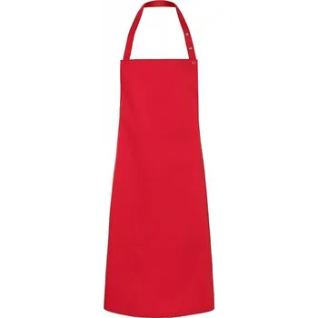 Kuchyňská zástěra Karlowsky Číšnická zástěra Bib Press Stud Barva: červená