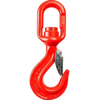 Upínací popruh Otočný hák o 360° s ložiskem a bezpečnostní pojistkou Tr.803 150