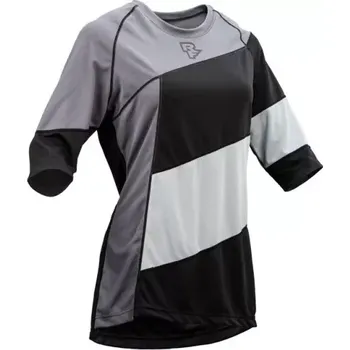 cyklistický dres Race Face Race Face Khyber dámský dres 3/4 rukáv černá velikost S