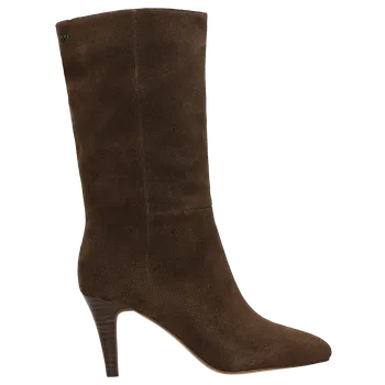 Dámské polobotky Hnědé Dámské Vysoké Kotníčkové Boty Na Podpatku Wojas 5532862 42