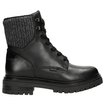 Dámské polobotky Černé Dámské Kotníkové Boty S Ponožkovým Svrškem Wojas 6414981 40