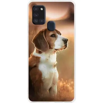 Pouzdro na mobilní telefon Gelový kryt mmCase na mobil Samsung Galaxy A21s - bígl