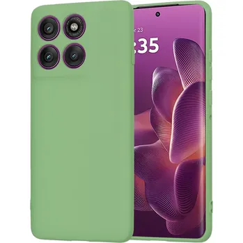 Pouzdro na mobilní telefon Kryt Motorola EDGE 60 Pro, Techsuit SoftFlex - mint green