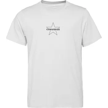 Pánská móda Pánské tričko Converse STAR TEE XL Béžová