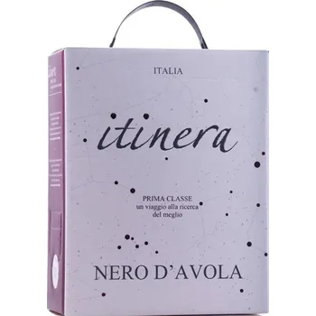Víno Itinera Nero d Avola DOC, Bag in Box, 3l