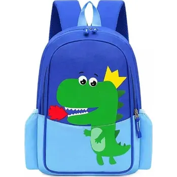 Školní batoh Distribuce Nellys | Batoh, aktovka pro předškoláka Dino King - modrý