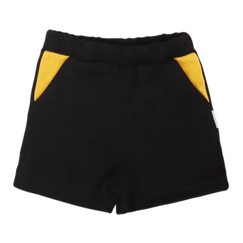 Mamatti Bavlněné kraťásky Mýval - černé Velikost: 92 (18-24m)