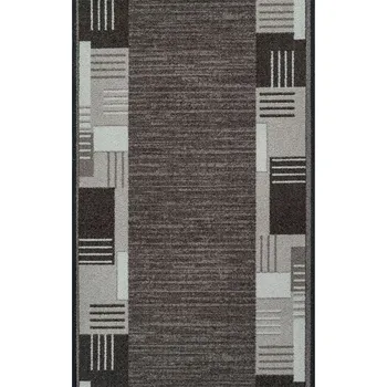 Koberec Breno Běhoun MONTANA 97, šíře 67 cm, Vícebarevné/Šedá