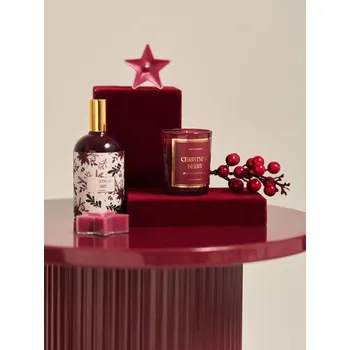 Svíčka Sinsay - Dárkový set: svíčka a osvěžovač vzduchu Cranberry - světle fialová - 446HE-34X - 446HE-34X-ONE