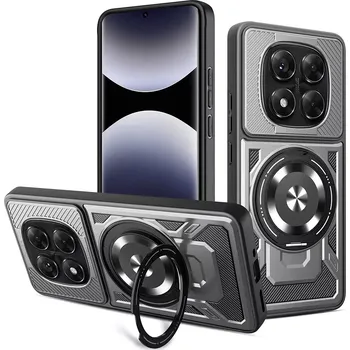 Pouzdro na mobilní telefon Kryt Xiaomi Redmi Note 14 Pro 5G / 14 Pro+ 5G, RuggedCam, šedý