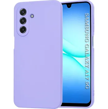 Pouzdro na mobilní telefon Kryt Samsung Galaxy A17 4G/5G Techsuit SoftFlex - light purple