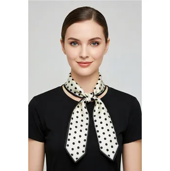 Šátek Aradesa Hedvábný šátek Noir-02