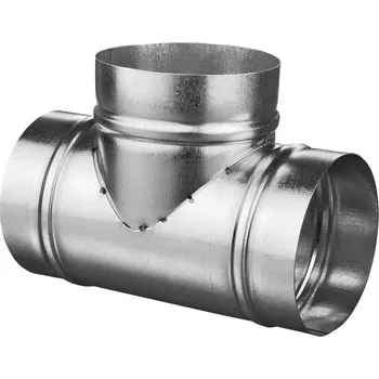 okap 80175 "T" odbočka pozinkovaná 90°, 80 / 80 / 80 mm DALAP TM 080/080